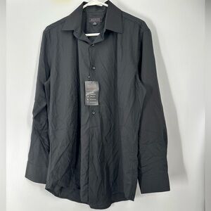 New Bergamo New York Men’s Dress Shirt (M 15-15.5 Neck- 32/33 Sleeve (Stretch)